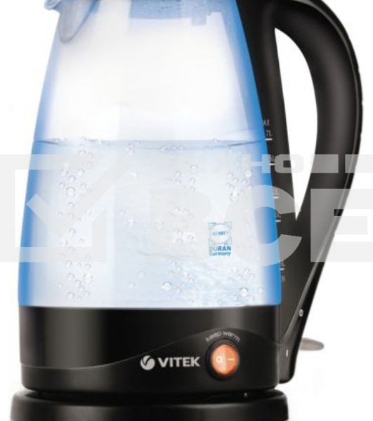 Чайник Vitek VT-1181 стекло Мощность: 2200 Вт. Объем: 1,7 л.