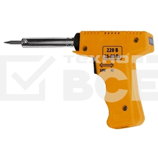 Паяльник Sparta пистолет с регулировкой мощности 25-80Вт 220в