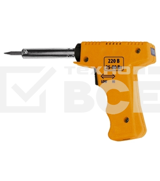 Паяльник Sparta пистолет с регулировкой мощности 25-80Вт 220в