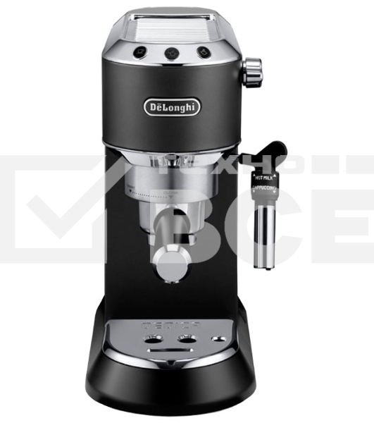 Кофеваркa рожковая DeLonghi EC 685 BK черный, исп. кофе - молотый/чалды, 1.1 л, 1350 Вт, 15 Бар.