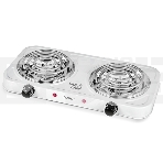 Плита настольная электрическая Centek CT-1509 (белая) 2конфорки ТЭН 140мм, 2000Вт, индикатор работы, усиленный корпус, фото 1