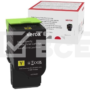 Картридж лазерный XEROX C310 желтый 5,5K (006R04371)