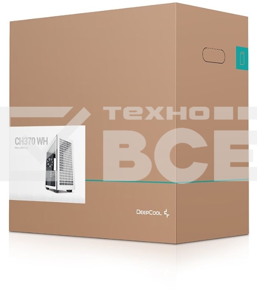 Компьютерный корпус Deepcool CH370 белый без БП mATX 1x120mm 1xUSB2.0 1xUSB3.0 audio bott PSU