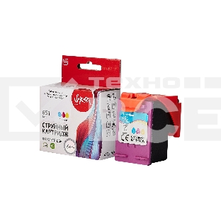 Картридж струйный Sakura C2P11AE (№651 Tri-colour) для HP, триколор, 18 мл.