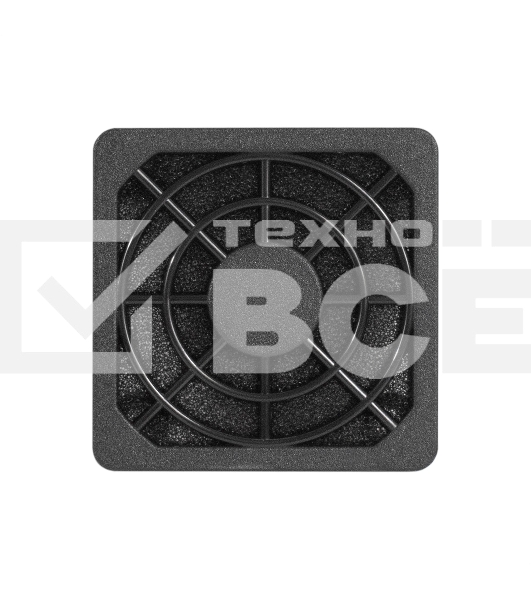 Решетка для вентилятора с фильтром 40х40 ExeGate EG-040PSFB черный