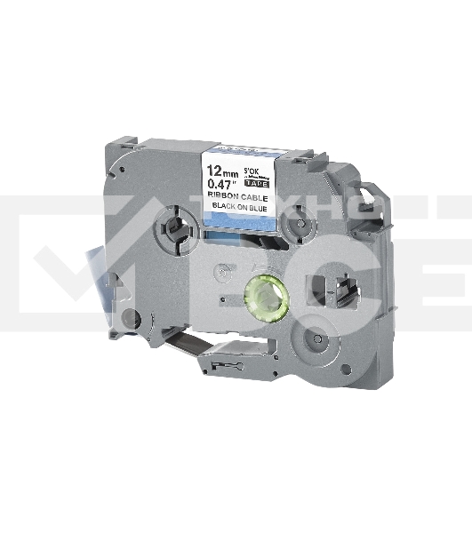 Кассета с лентой S'OK by Sakura Printing TZEFX531 для Brother, черный на синем, 12мм/8м, наклейка