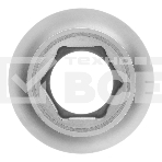 Головка торцевая, 10 мм, 6-гранная, CrV, под квадрат 1/2