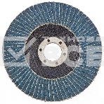 Круг лепестковый торцевой КЛТ-1, ZK10XW (цирконий), зерн. 25Н(P60), 125 х 22,2 мм, (БАЗ) Россия, фото2