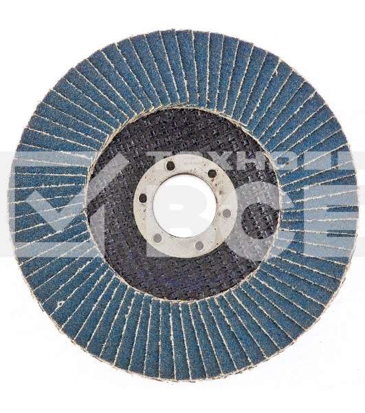 Круг лепестковый торцевой КЛТ-1, ZK10XW (цирконий), зерн. 25Н(P60), 125 х 22,2 мм, (БАЗ) Россия