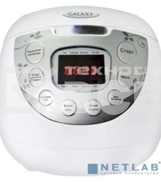 Мультиварка Galaxy GL 2643, серый, объем 5 л, 900 Вт, 10 программ