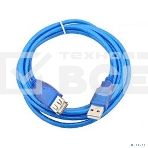 Кабель удлинительный USB2.0 AM/AF прозрачная изоляция 1.8m  Telecom <VUS6956T-1.8M>, фото8