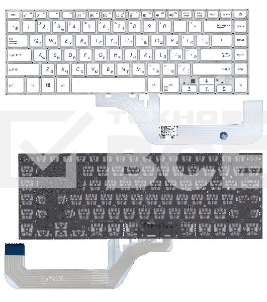 Клавиатура для ноутбука Asus VivoBook 15 X505 белый