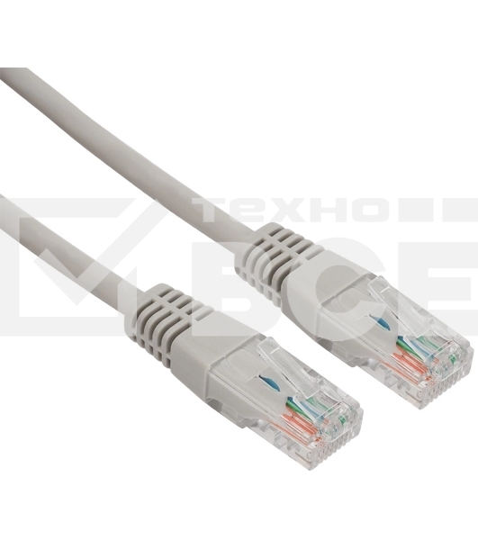 Rexant Пaтч-корд U/UTP, категория 5e, RJ45-RJ45, неэкранированный, LSZH серый, 3м