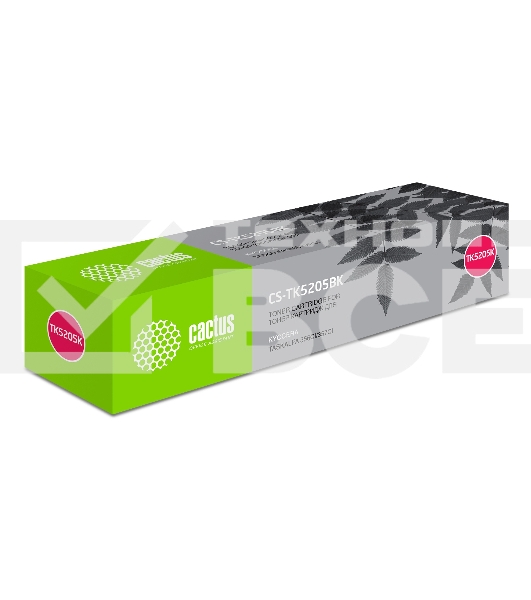 Картридж лазерный Cactus CS-TK5205BK черный (18000стр.) для Kyocera Ecosys 356ci