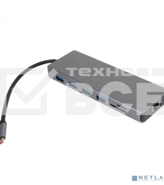 Usb концентратор TypeC -->(2HDMI+DP)4K*60Hz+3USB3.0+TC+USB2.0+RJ45+SD+TF+PD+audio+TCадаптер