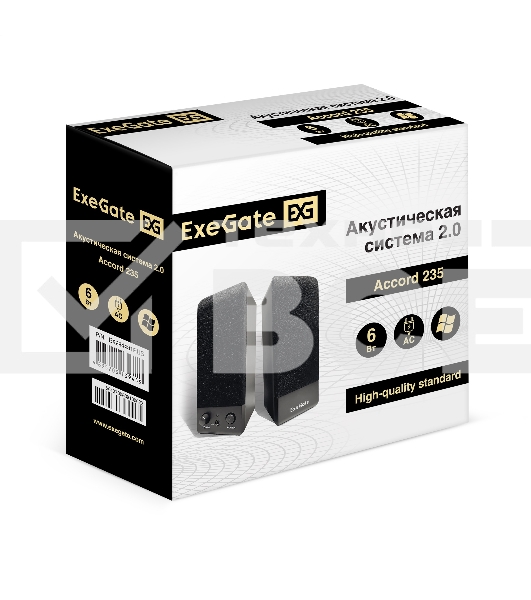 Акустическая система 2.0 ExeGate Accord 235