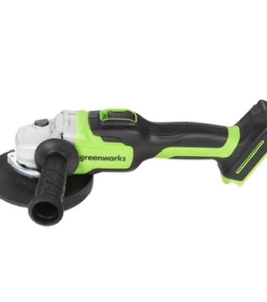 Угловая шлифовальная машина аккумуляторная GreenWorks GD24AG, 24V, бесщеточная без АКБ и ЗУ (3200207)