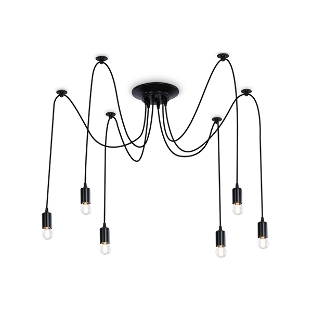 Светильник Ambrella light TR8178/6 BK черный E27 max 40W D630*910