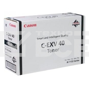 Картридж лазерный CANON C-EXV40 TONER BK EURC-EXV40 3480B006 черный (6000стр.) для Canon iR1133/1133A/1133iF