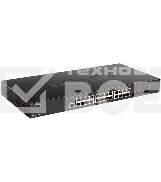 Коммутатор D-Link DXS-1210-28T/A1A, L2+ Smart Switch with 24 10Gbase-T ports and 4 25Gbase-X SFP28 ports.32K MAC address, 680Gbps switching capacity, 802.3x Flow Control, 802.3ad Link Aggregation, 4K of 802.