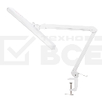Лампа настольная бестеневая на струбцине Rexant ECO light, 324 SMD LED с диммером, теплый/холодный цвет свечения, белая, фото4