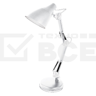 Светильник KD-331 C01 настол. 230В 40Вт E27 бел. Camelion 12790