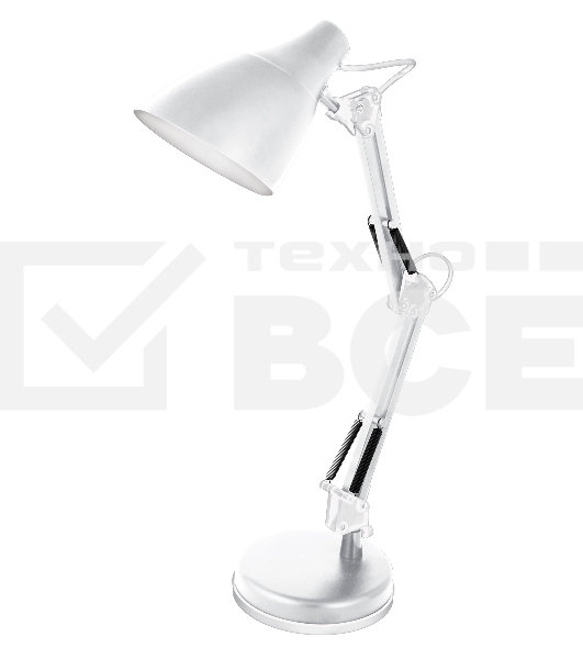 Светильник KD-331 C01 настол. 230В 40Вт E27 бел. Camelion 12790