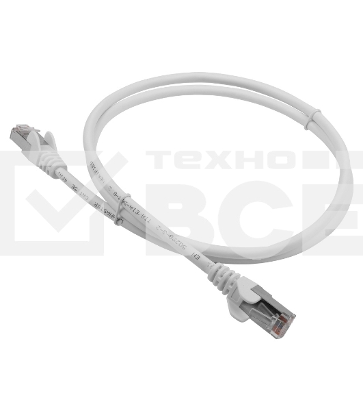 Патч-корд LANMASTER LSZH FTP кат.5e, 1.0 м, белый