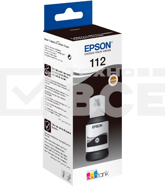 Чернила Epson C13T06C14A черный (7500стр.) для L6550/L6570/L6580/ L15150/L15160