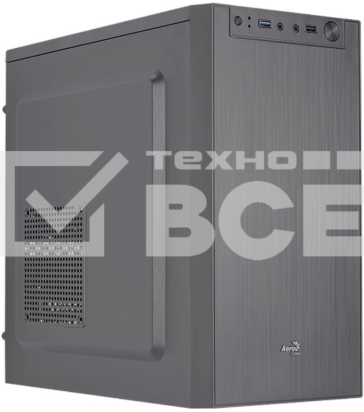 Компьютерный корпус Aerocool / Formula Cs-108-S-BK-v1 (mATX, без БП, USB3.0 x1, USB2.0 x1, 8cm black fan x1)