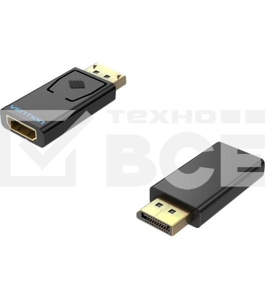 Адаптер-переходник Vention DisplayPort 20M > HDMI F