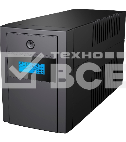 Источник бесперебойного питания Ippon Back Basic 1200 LCD Euro 720Вт 1200ВА черный