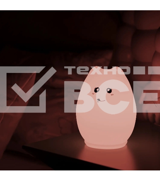 Ночник Gauss NN303 кошка белый