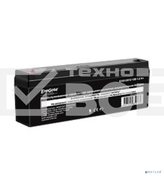 Батарея ExeGate EP249948RUS DT 12012/EXG12012 (12V 1.2Ah), клеммы F1