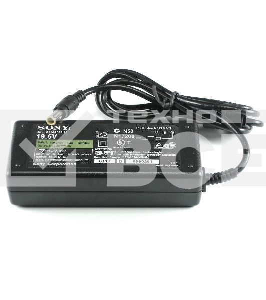 Блок питания (сетевой адаптер) для ноутбуков Sony Vaio 19.5V 3.3A 6.5pin HC