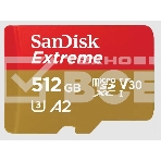 Флеш карта microSD 512GB SanDisk microSDXC Class 10 UHS-I A2 C10 V30 U3 Extreme 190MB/s, фото3