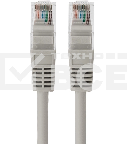 Rexant Пaтч-корд U/UTP, категория 5e, RJ45-RJ45, неэкранированный, LSZH серый, 3м