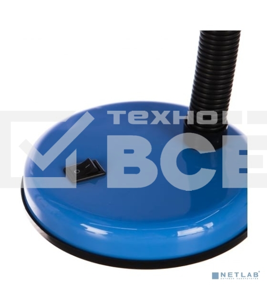 Светильник UF-301 С06 настол. 230В 60Вт син. Ultraflash 12357