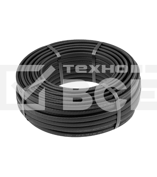 Кабель греющий (нагревательный) Rexant саморегулирующийся с УФ-защитой SRL40-2CR UV, экранированный, 40Вт/м, 1,0мм2/45м, бухта 50м