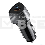 Автомобильное зарядное устройство c двумя портами Rexant (USB-A QC 3.0 + USB-C PD) cо световой индикацией, 20Вт, черное, фото4