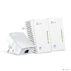 Сетевой адаптер AV600 Powerline Wi-Fi 3-pack KIT, Qualcoмм, 300Mbps at 2.4GHz,802.11b/g/n,600Mbps Powerline, 3-pack(1* TL-PA4010 & 2*TL-WPA4220), фото3