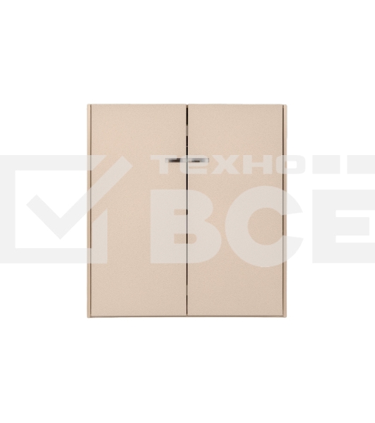 Выключатель KRANZ STRONG 2 кл проходной (переключатель) с подсветкой 10А с/у шелк