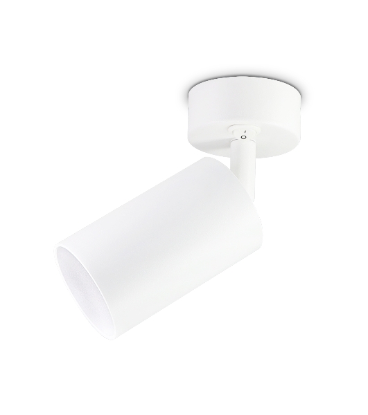 Накладной спот с выключателем Ambrella light TA126 WH белый GU10 max 12W D70*164*D55