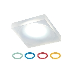 Светильник Ambrella light TN136 WH/FR белый/матовый GU5.3 80*80*32, фото7