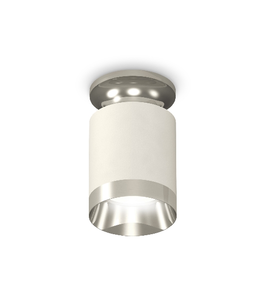 Светильник Ambrella Light XS6301141 SWH/PSL белый песок/серебро полированное MR16 GU5.3 (N6903, C6301, N6132)