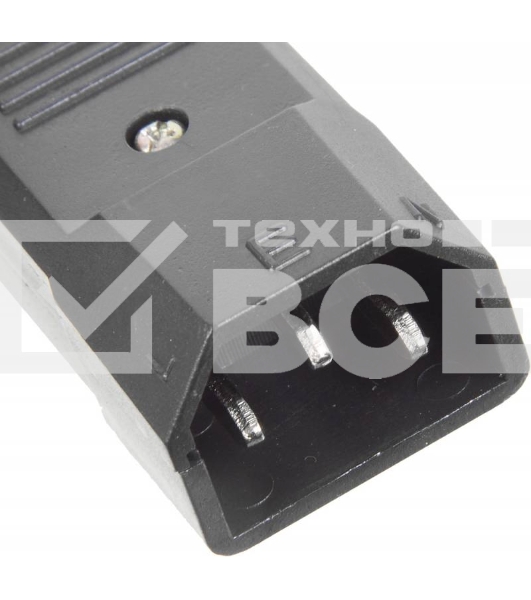 Вилка Lanmaster IEC 60320 C14 10A 250V разборная черная