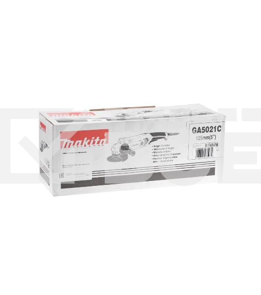 Шлифовальная машина Makita GA5021C УШМ,ф125мм,{1450Вт,10000об\м,2.4кг,кор,электронная стабилизация}