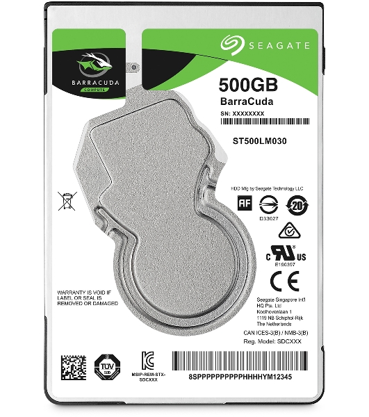 Жесткий диск Seagate Original SATA-III 500Gb ST500LM030 Barracuda (5400rpm) 128Mb 2.5'