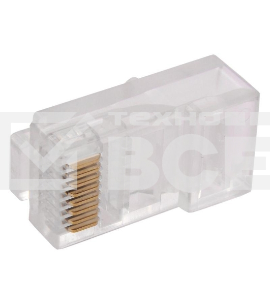 Разъём RJ-45 UTP для кабеля кат.5Е, 8P8C Разъём RJ-45 UTP для кабеля кат.5Е, 8P8C