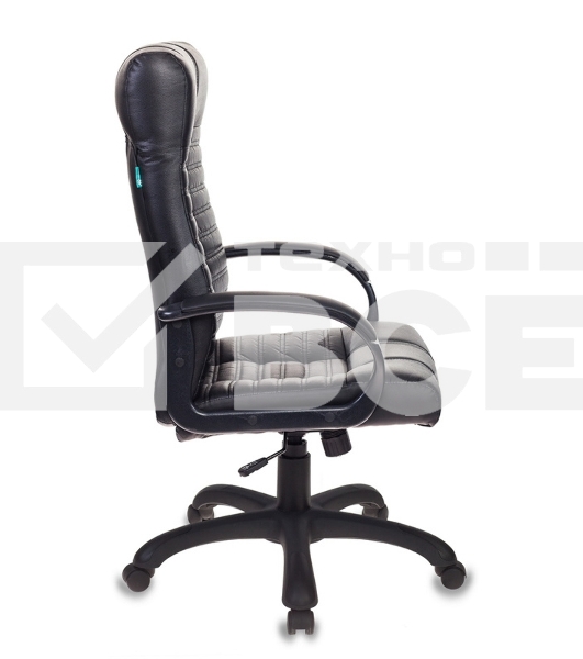 Кресло руководителя Бюрократ KB-10/BLACK черный, искусственная кожа